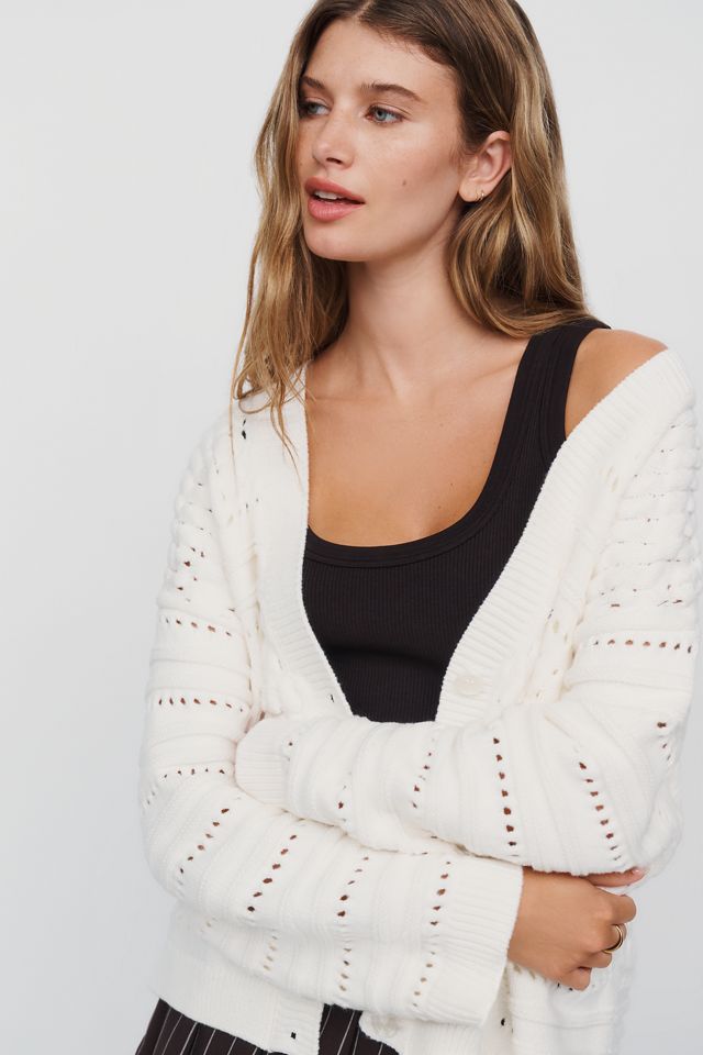 By Anthropologie Stitchy Cardigan #1