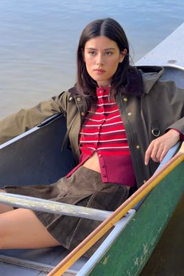 Maeve Stripe Cardigan