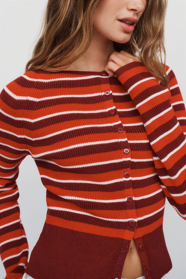 Maeve Stripe Cardigan #6