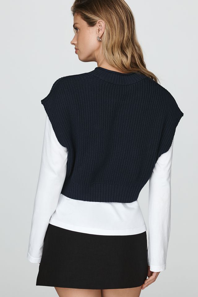 Pilcro Roll Neck Twofer Top #3