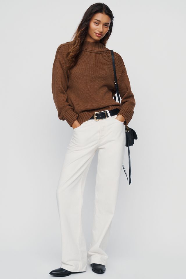 Maeve Ribbed Roll Neck Sweater #5