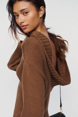 Maeve Ribbed Roll Neck Sweater