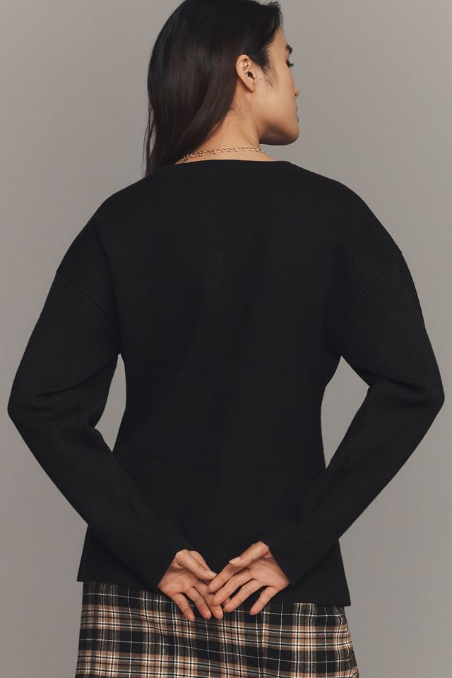 Good American Exaggerated Cardigan Sweater | Anthropologie