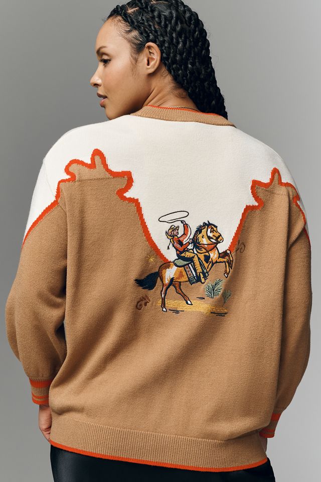 Never Fully Dressed Cowgirl Martha Cardigan Sweater | Anthropologie