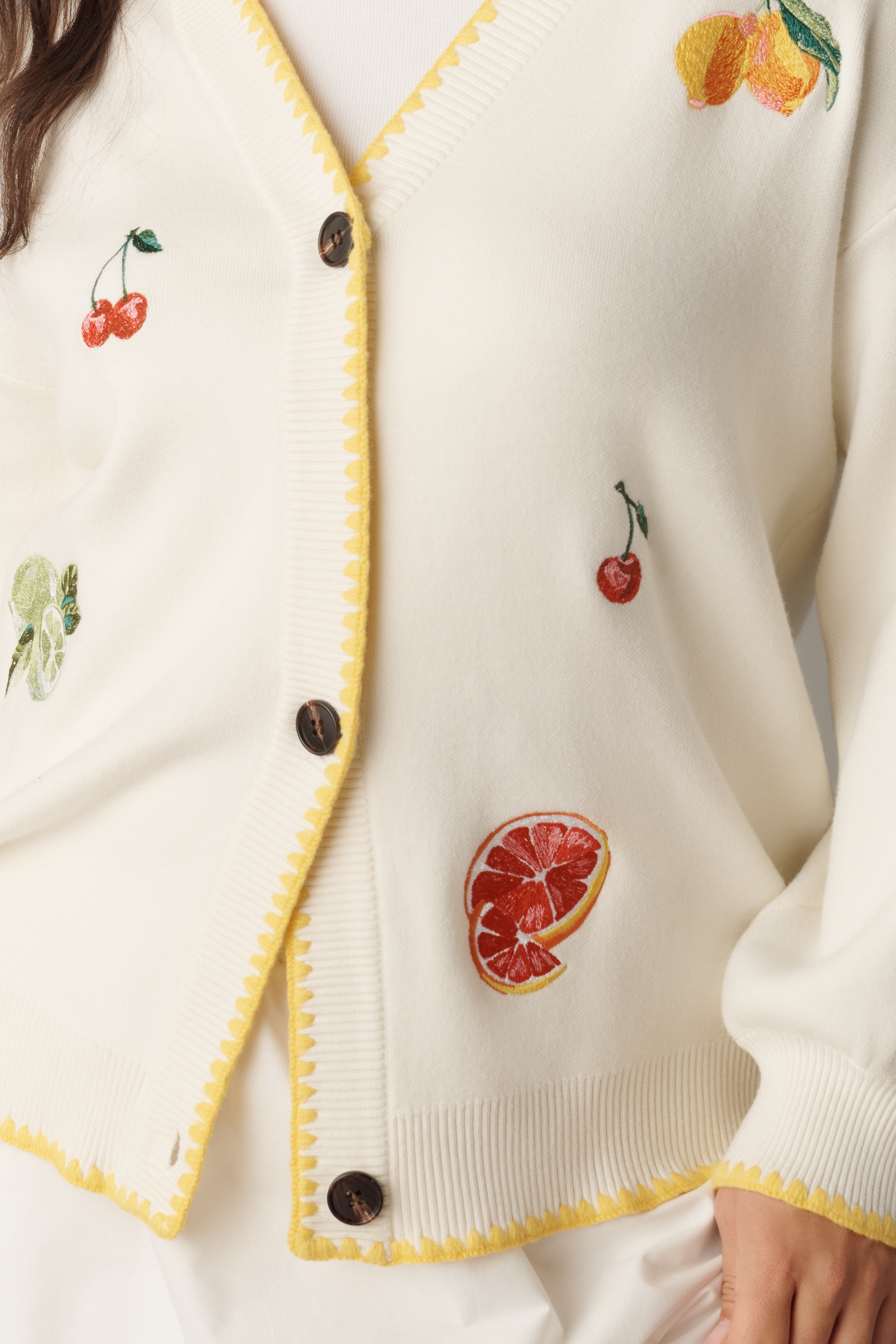 Never Fully Dressed Martha Plus Fruit Cardigan
