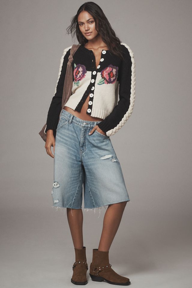 Mandinga Ramona Merino Wool Cotton Cardigan Sweater #3