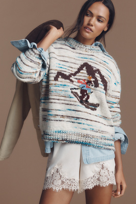 Mandinga Hand-embroidered Ski Sweater In Multi
