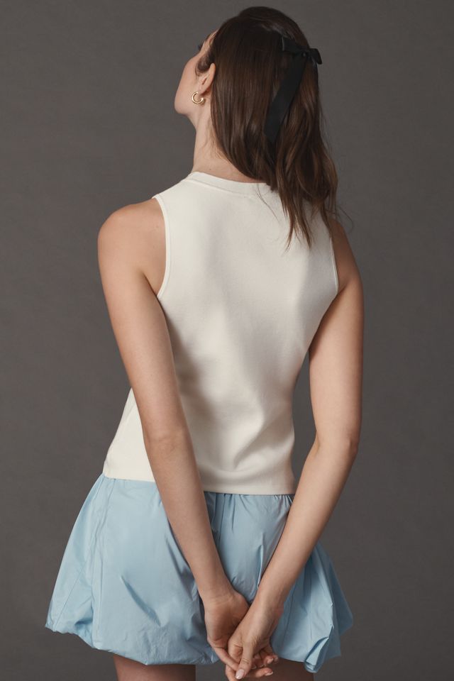 SOVERE Astrid Asymmetric Sweater Tank #2