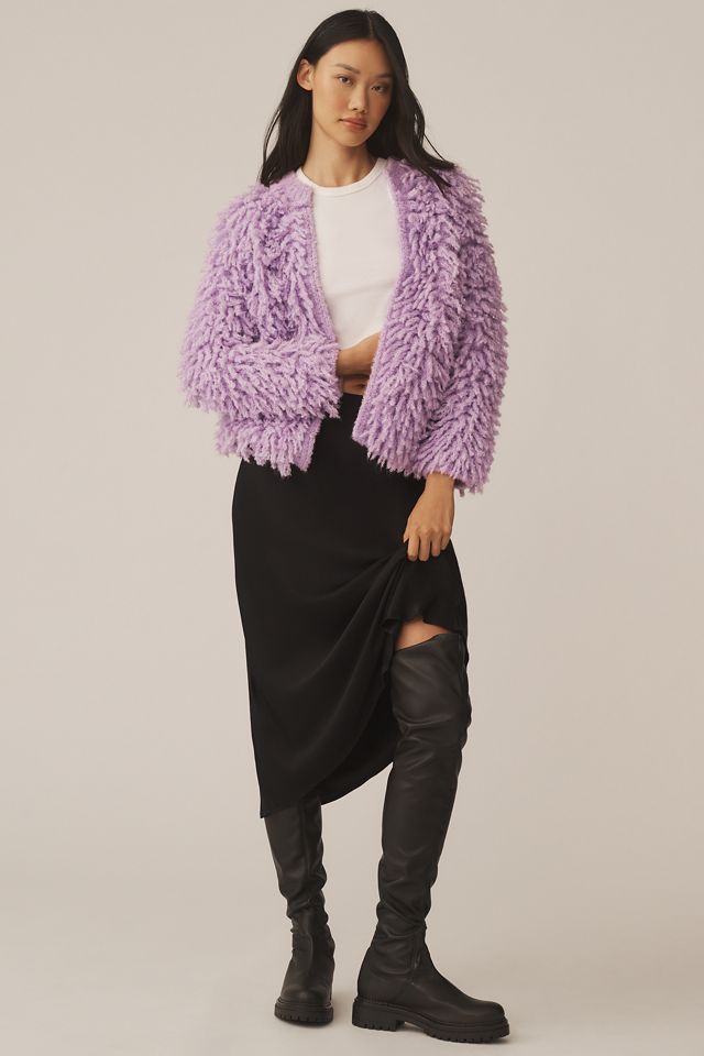 Pilcro Loop Bomber Cardigan Sweater #2