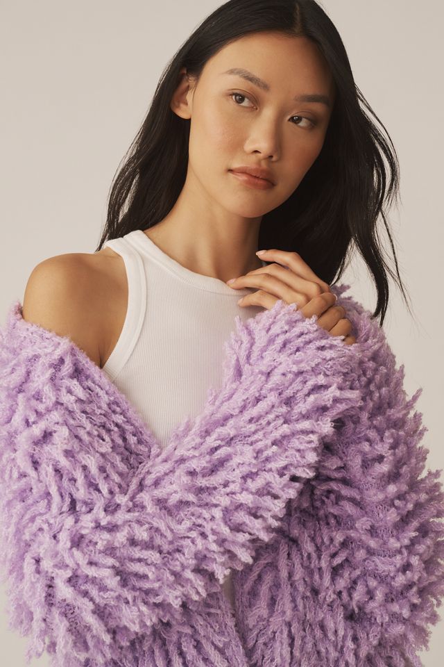 Pilcro Loop Bomber Cardigan Sweater #3