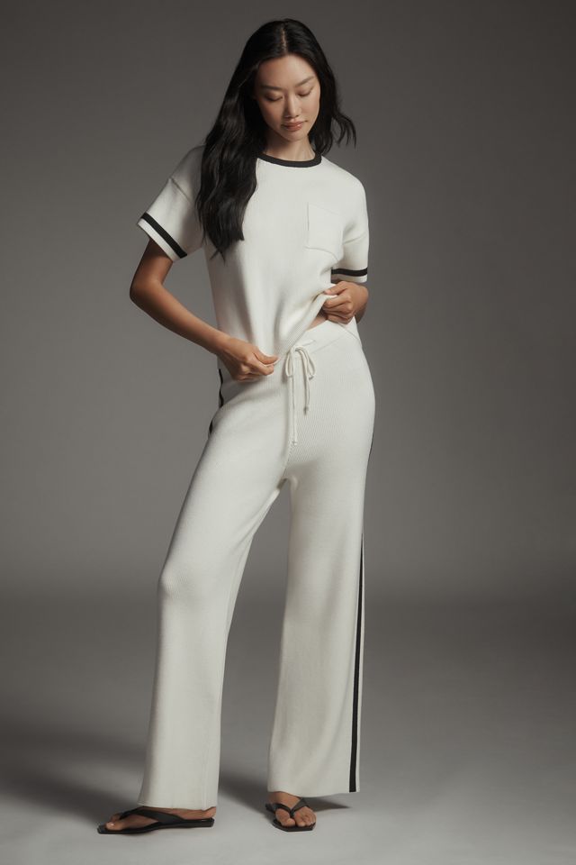 Maeve Crew-Neck Boxy Sweater Tee #1