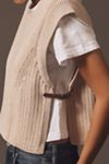 Pilcro Side Buckle Twofer Sweater Tee