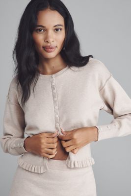 Pilcro Cardigan mit Rundhalsausschnitt und tailliertem Bund