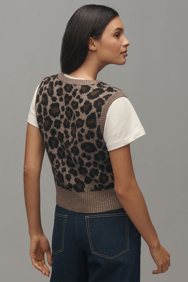 Pilcro Patterned Sweater Vest #2