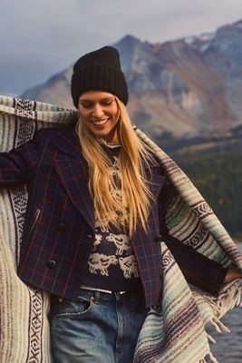 Maeve Crew-Neck Sheep Motif Sweater