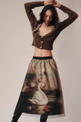 Pilcro Crystal V-neck Cardigan Sweater In Multi