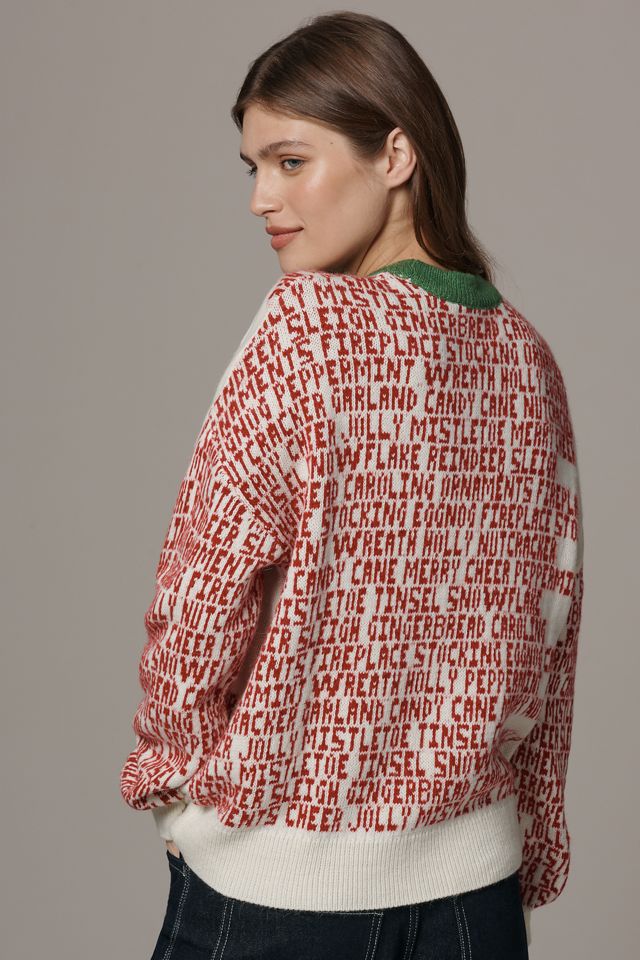 Pilcro Crew-Neck Holiday Graphic Sweatshirt #3