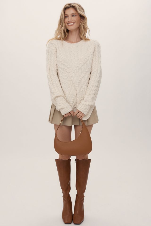 Maeve Crew-Neck Relaxed Cable-Knit Sweater #3