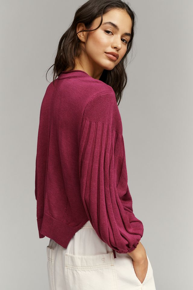 By Anthropologie Balloon Sleeve Swing Sweater #1
