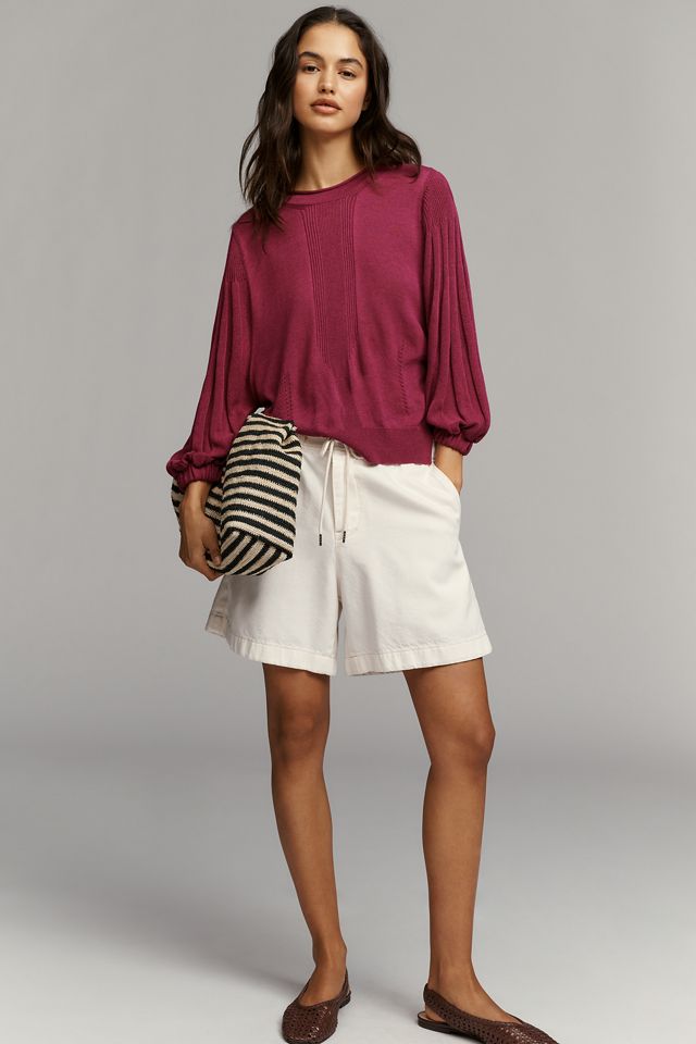 By Anthropologie Balloon Sleeve Swing Sweater #2