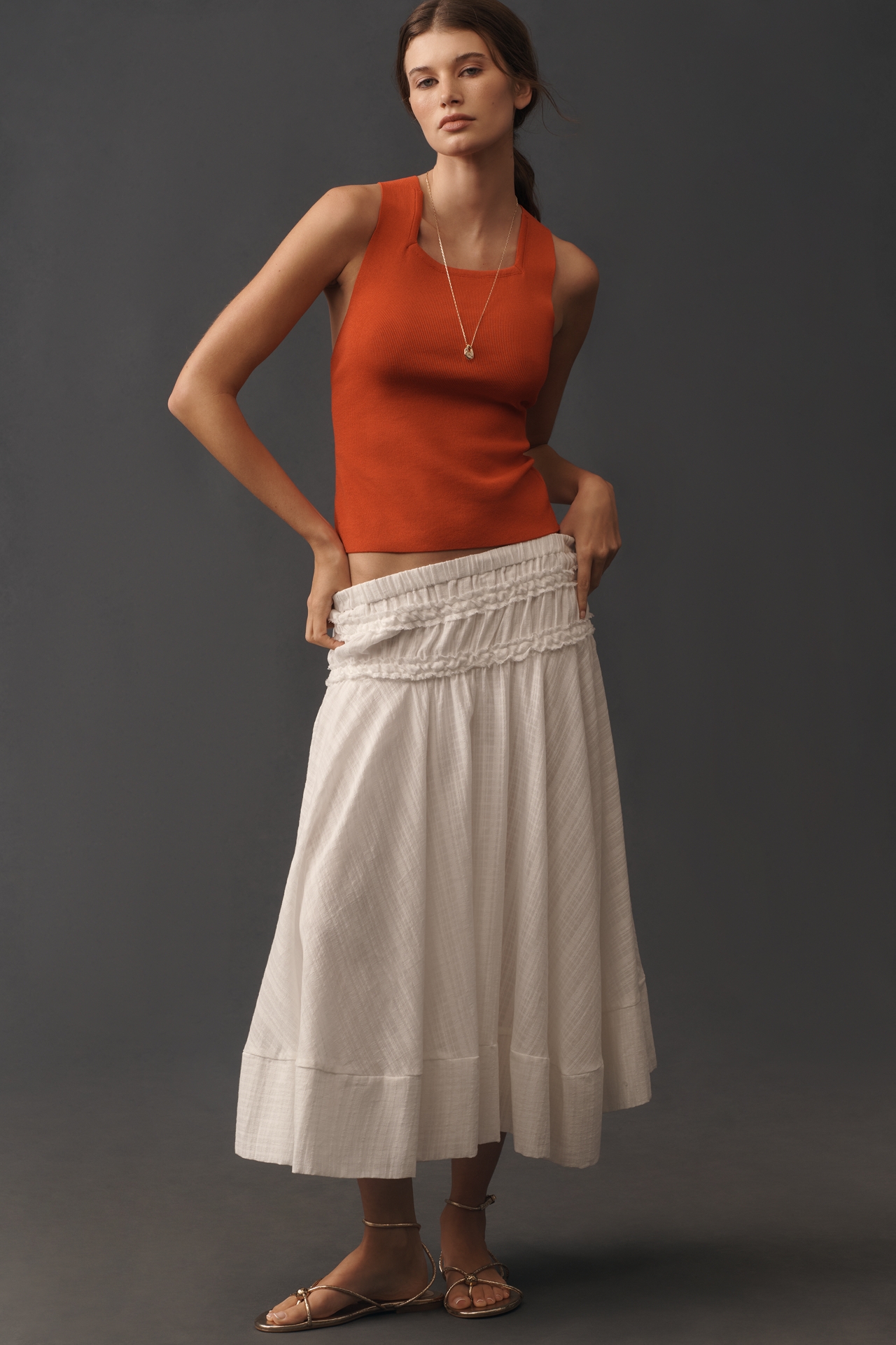 Maeve Cross-Back Sweater Tank