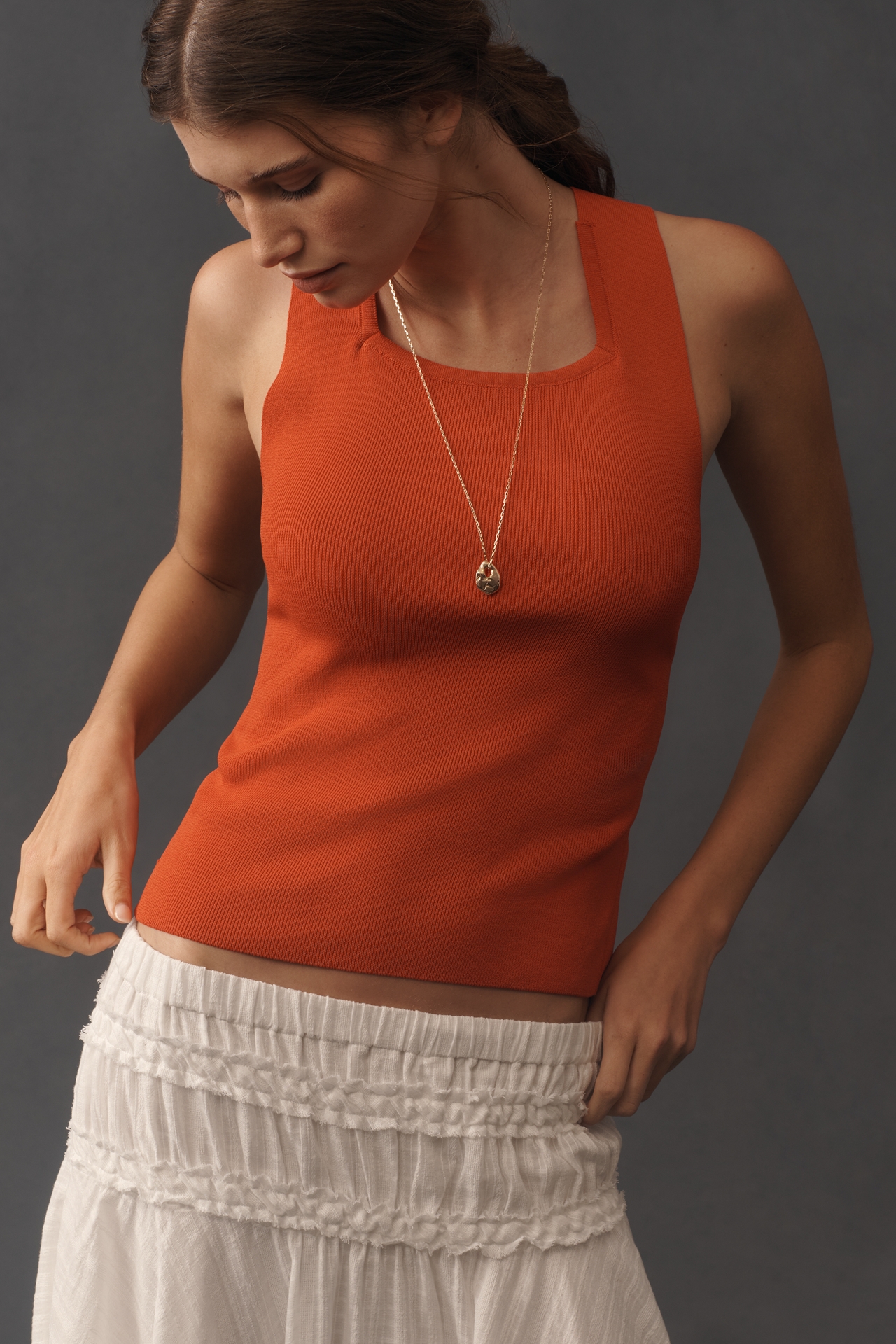 Maeve Cross-Back Sweater Tank