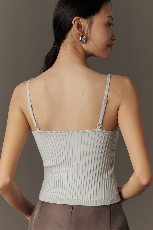 By Anthropologie Femme Lace Sweater Tank #2