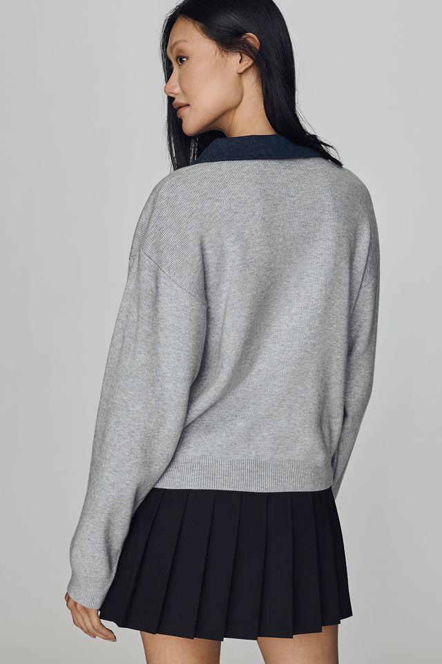 Maeve Collared Pullover Sweater #1