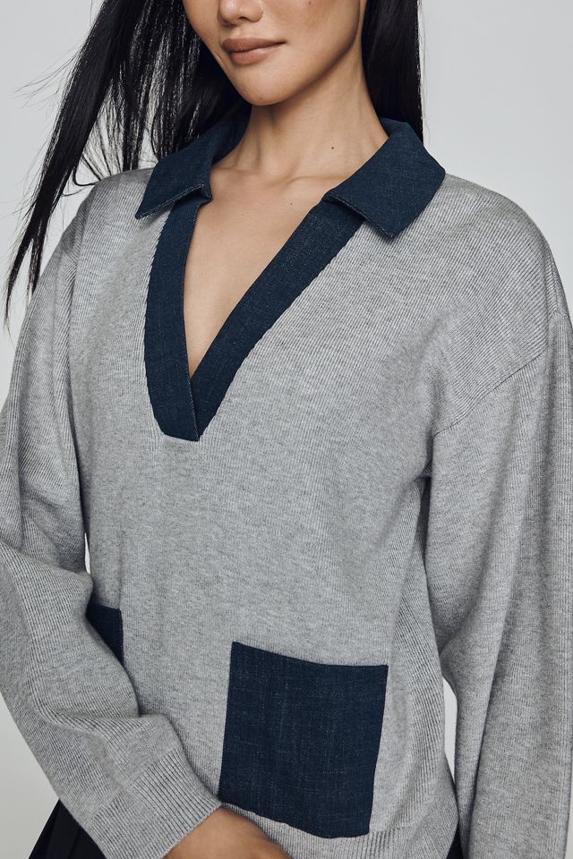 Maeve Collared Pullover Sweater #2