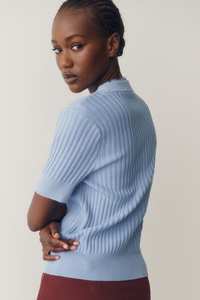 Maeve Lace-Trim Sweater #3
