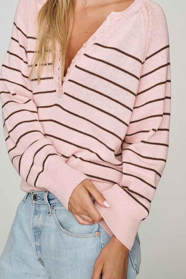 Pilcro Holland 100% Cotton Henley Top #2