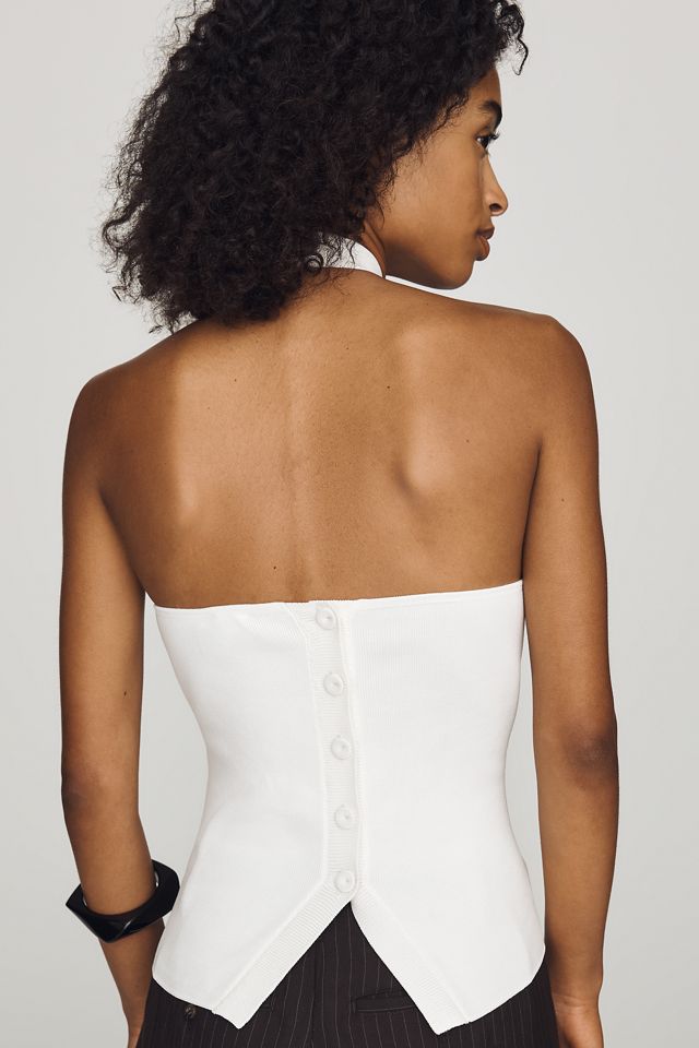Maeve Halter Sweater Tank #1