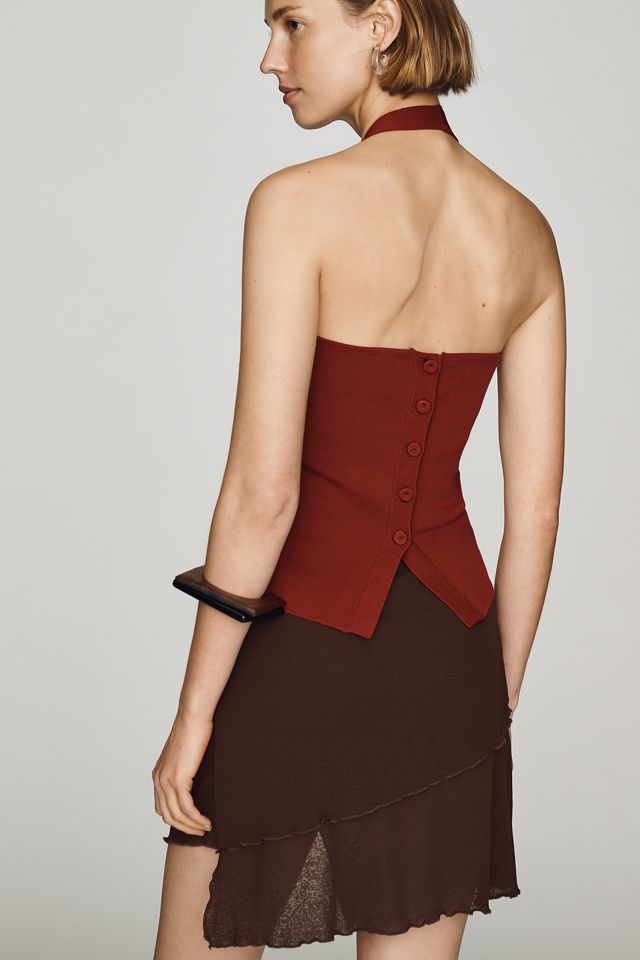 Maeve Halter Sweater Tank #1