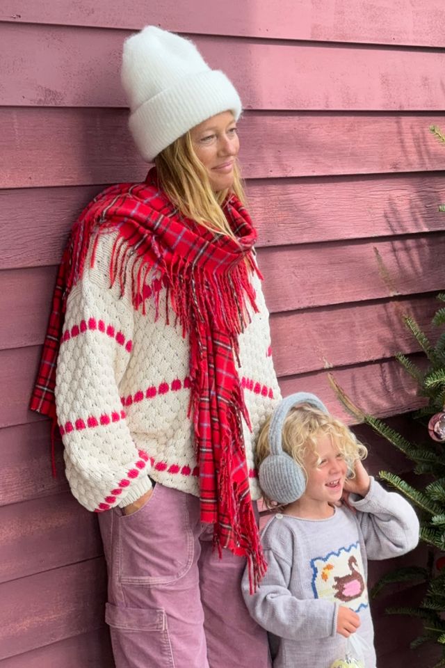 Maeve 100% Cotton Bubble Knit Sweater #2