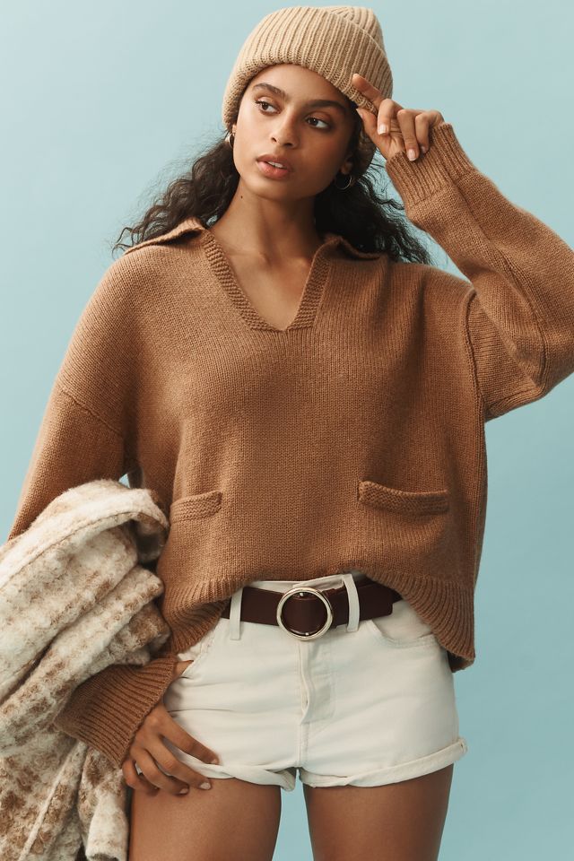 rag & bone Danica Polo Sweater | Anthropologie