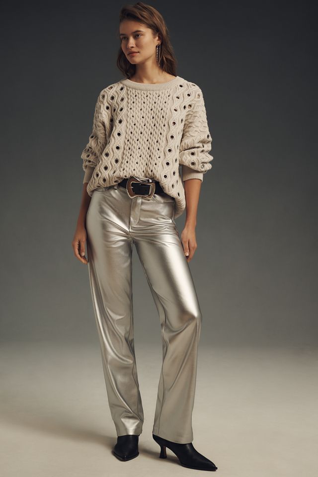 rag & bone Kat Cable-Knit Grommet Sweater #3