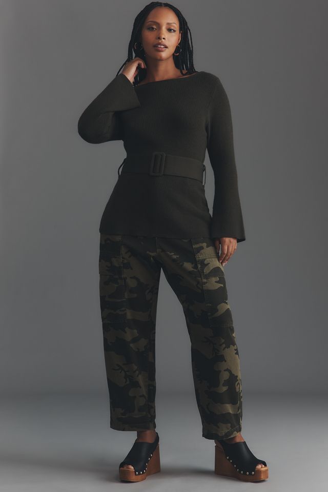 Eloquii Plus Long-Sleeve Belted Top #1