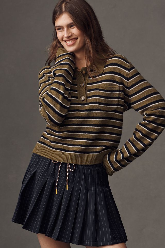 Baum und Pferdgarten Wool Collared Pullover Sweater #1