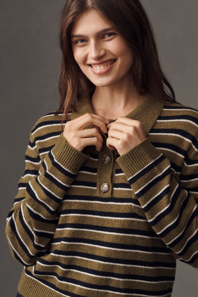 Baum und Pferdgarten Wool Collared Pullover Sweater #2