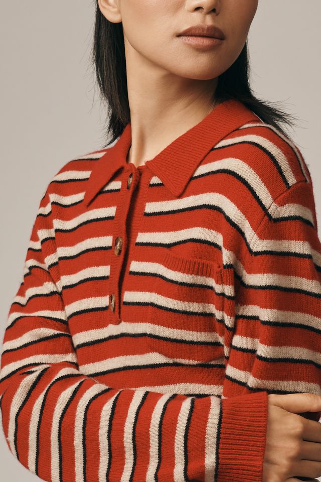 Baum und Pferdgarten Wool Collared Pullover Sweater #2