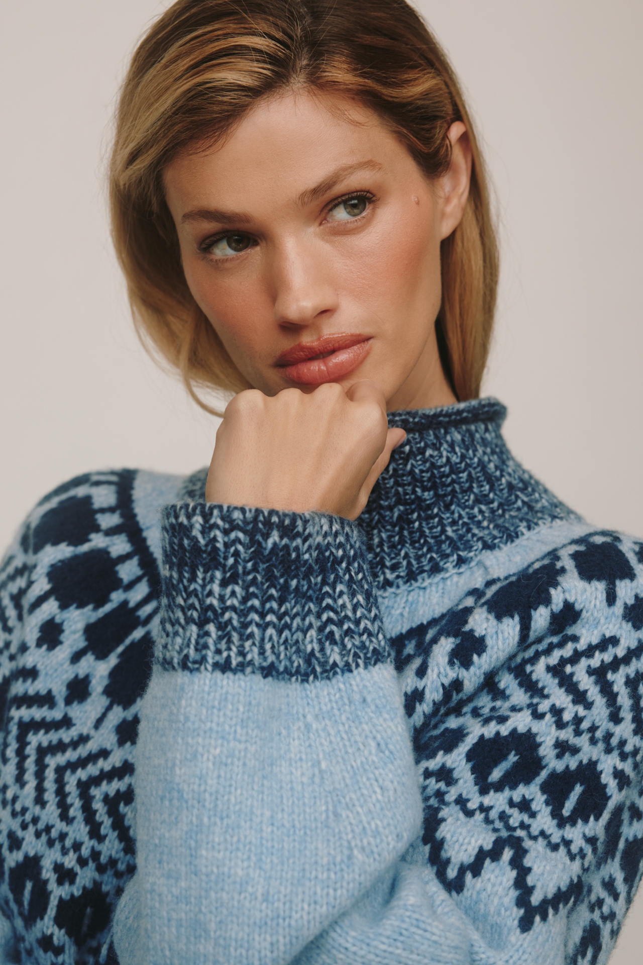 Baum und Pferdgarten Ciana Fair Isle Wool Blend Sweater