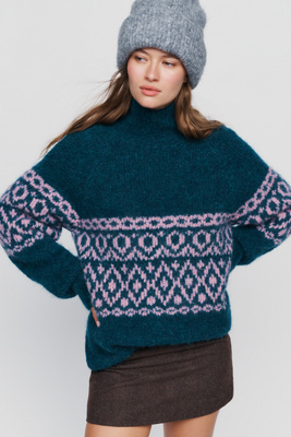 Baum und Pferdgarten Cristine Alpaca Blend Fair Isle Sweater by Anthropologie