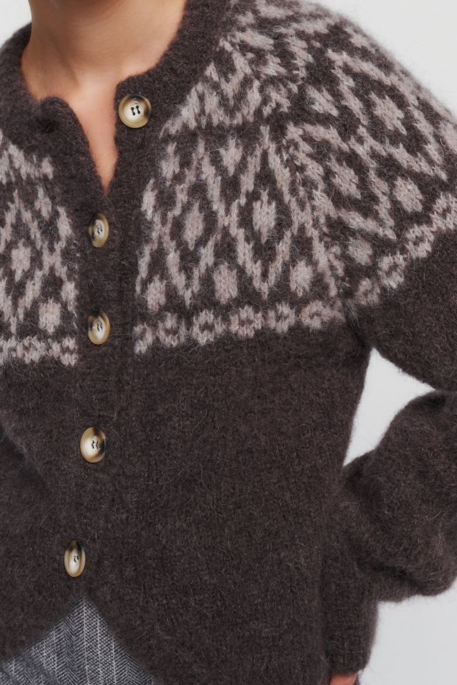 Baum und Pferdgarten Colin Alpaca Blend Fair Isle Cardigan #3