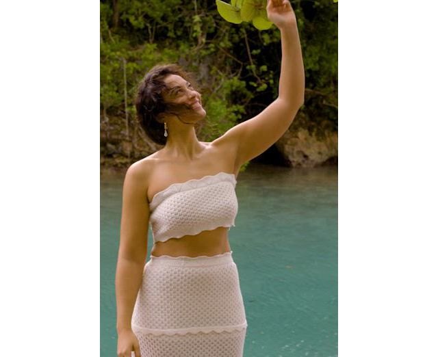 MABLE Pointelle Sweater Tube Top | Anthropologie