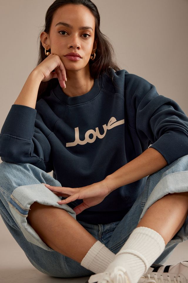 Sweat-shirt Thinking Mu Grafito Love Bonnie #5