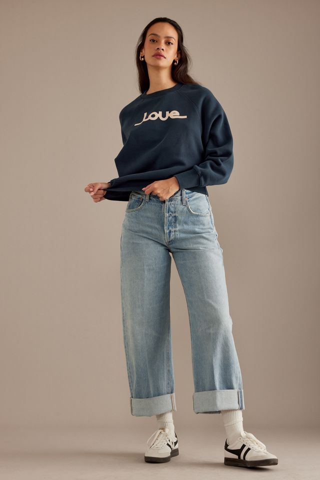 Sweat-shirt Thinking Mu Grafito Love Bonnie #1