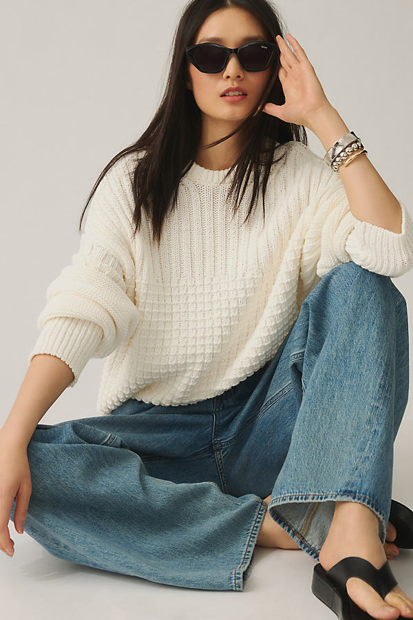 THE KNOTTY ONES THE KNOTTY ONES DELČIA TEXTURED SWEATER
