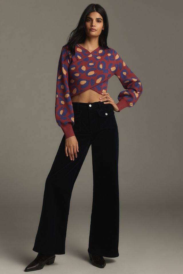 Farm Rio Cross-Front Pullover Sweater #1