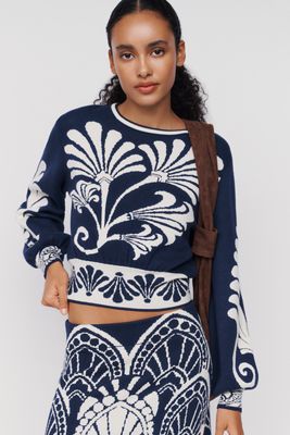Farm Rio Tapestry Sweater