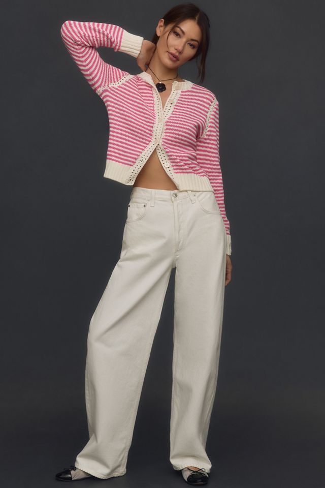 Michael Stars Adaline Striped Cardigan Sweater | Anthropologie
